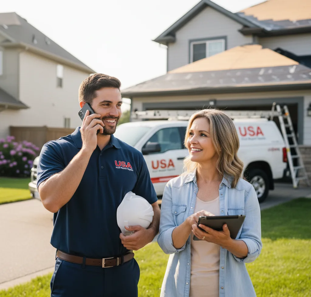 USA Roof Repair Experts customer support in McCook